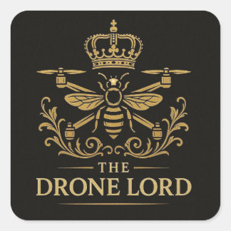 Sticker Carré L'autocollant Drone Lord Lux