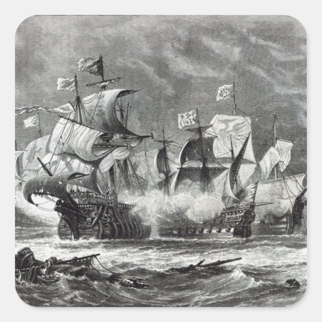 Sticker Carré L'avant-garde, sous Sir William Winter (Devant)