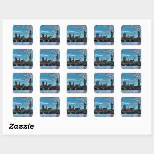 Sticker Carré ldp Londres - WESTMINSTER view -