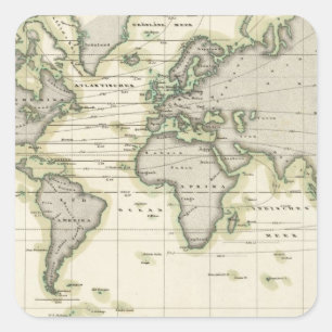 Sticker Carré Le Baromètre moyen