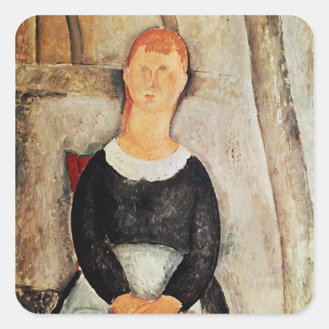 Sticker Carré Le Beau Grocer (Devant)