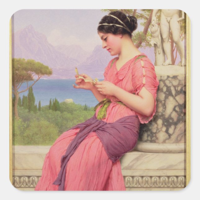 Sticker Carré Le Billet Doux, 1913 (Devant)