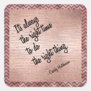 Sticker Carré Le bon moment