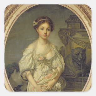 Sticker Carré Le broc cassé, c.1772-73