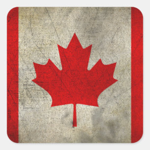 Sticker Carré Le Canada
