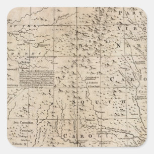 Sticker Carré Le Carolinas et la Géorgie