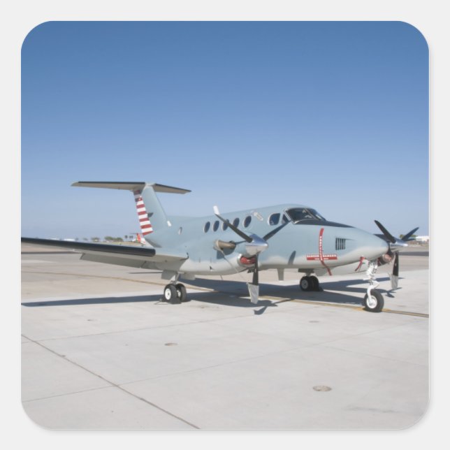 Sticker Carré Le centenaire de la commémoration de l'aviation na (Devant)