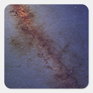 Sticker Carré Le centre de notre galaxie de manière laiteuse