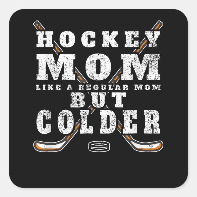 Sticker Carré Le changement climatique est la météo I pour les h (Devant)