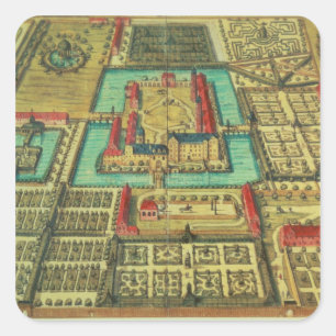 Sticker Carré Le château du prince de Kothen