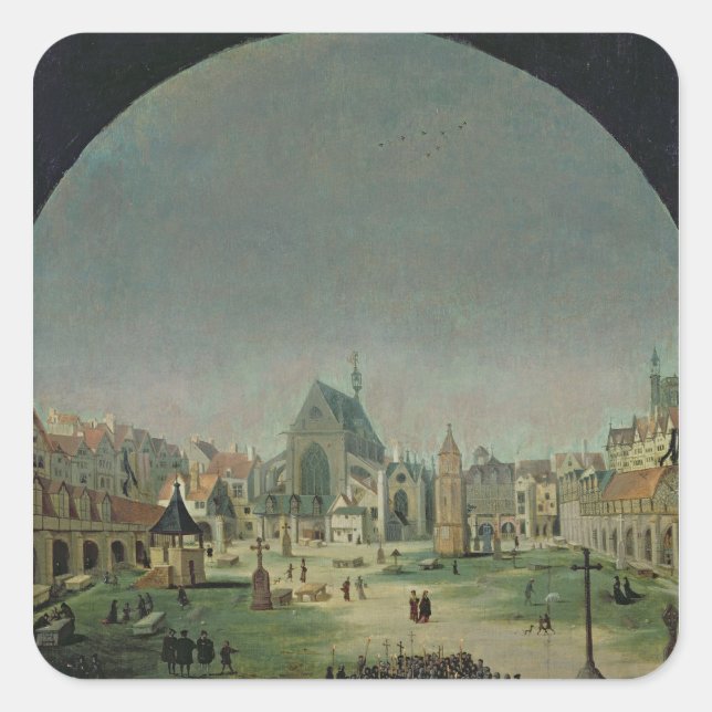 Sticker Carré Le cimetière des Innocents (Devant)