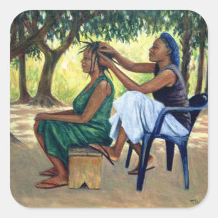 Sticker Carré Le Coiffeur 2001