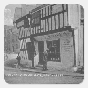 Sticker Carré Le coin du poète