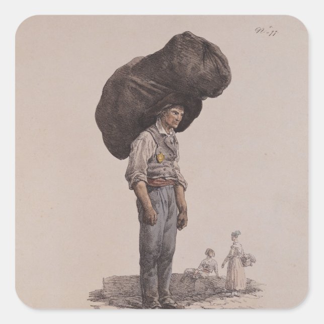 Sticker Carré Le Collier (Devant)