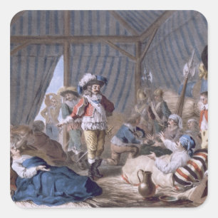 Sticker Carré Le compte de Harcourt (1601-66) montre son