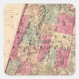 Sticker Carré Le comté de Berkshire