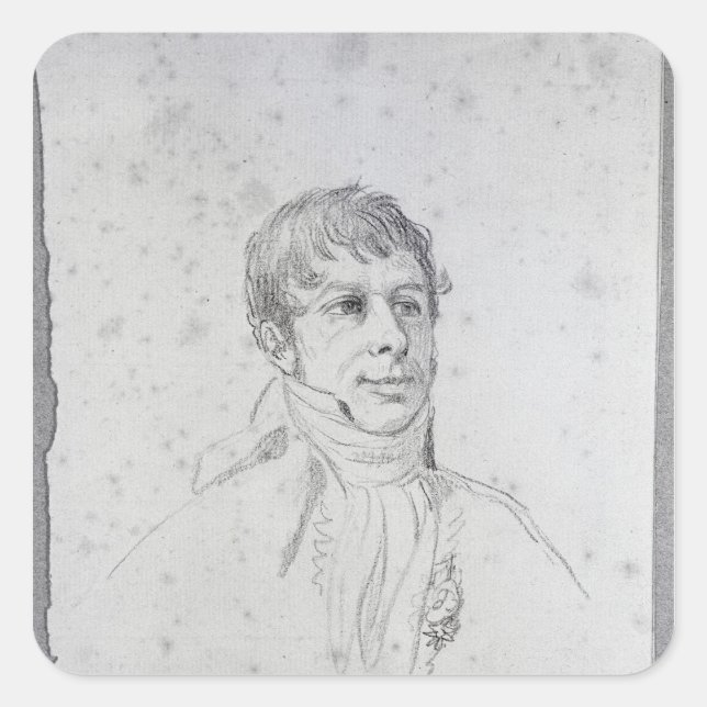 Sticker Carré Le comte Francois Arnail de Jaucourt (Devant)