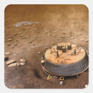 Sticker Carré Le concept de l'artiste