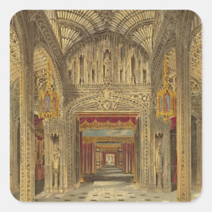 Sticker Carré Le Conservatoire de Carlton House de Roy de Pyne