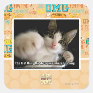 Sticker Carré Le dernier