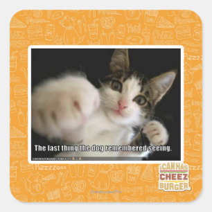 Sticker Carré Le dernier