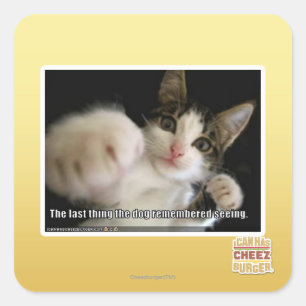 Sticker Carré Le dernier