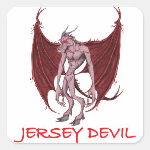 STICKER CARRÉ LE DIABLE JERSEY
