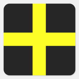 Sticker Carré Le drapeau Pays de Galles Gallois de St David