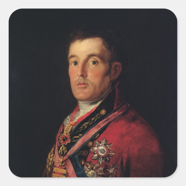 Sticker Carré Le duc de Wellington 1812-14 (Devant)