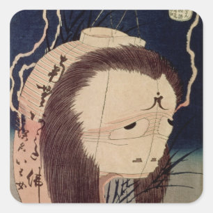 Sticker Carré Le fantôme japonais