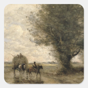 Sticker Carré Le Haycart, C. 1860