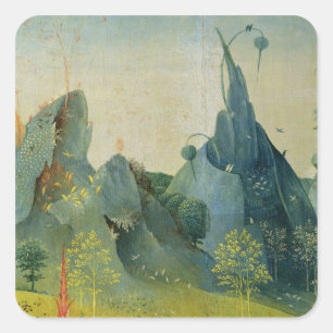 Sticker Carré Le jardin d'Éden