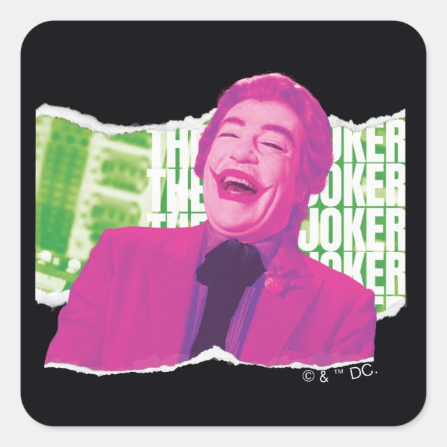 Sticker Carré Le Joker Album de rire (Devant)