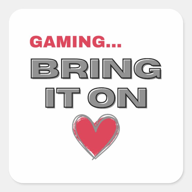 Sticker Carré Le joueur  (Devant)