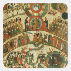 Sticker Carré Le jugement Dernier