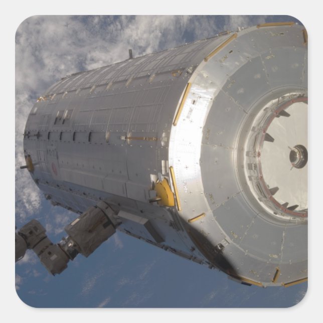 Sticker Carré Le Kibo japonais Pressurisé Module 3 (Devant)