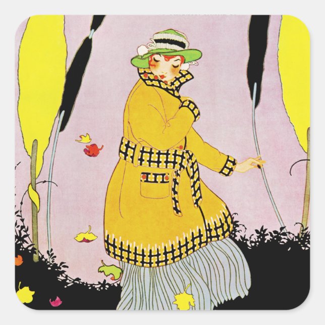 Sticker Carré Le magazine de Mandel (Devant)