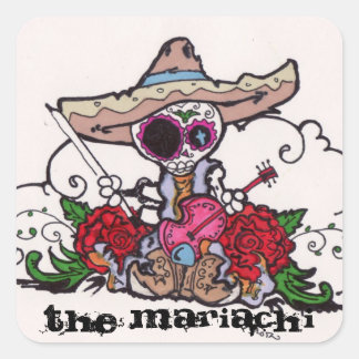 Sticker Carré Le Mariachi
