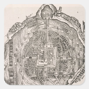 Sticker Carré Le Mexique avant la conquête