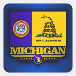 Sticker Carré Le Michigan (DTOM)