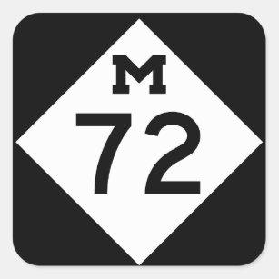 Sticker Carré Le Michigan M-72