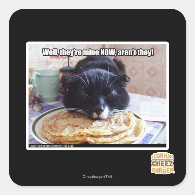 Sticker Carré Le mien maintenant (Devant)