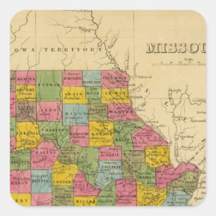 Sticker Carré Le Missouri