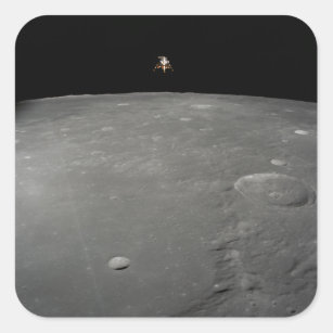Sticker Carré Le module lunaire Apollo 12 Intrepid