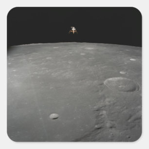 Sticker Carré Le module lunaire Apollo 12 Intrepid