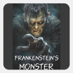 Sticker Carré Le monstre de Frankenstein