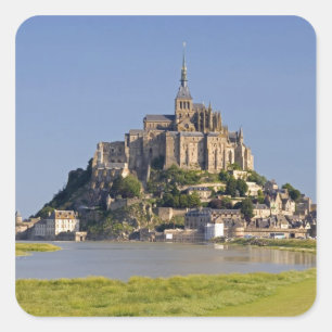 Sticker Carré Le Mont Saint Michel dans la région de