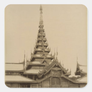 Sticker Carré Le Myei-nan ou la salle du public principal