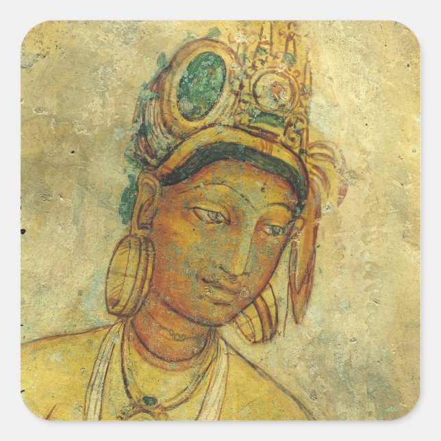 Sticker Carré Le nuage Damsels (Devant)