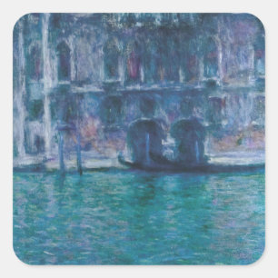 Sticker Carré Le palais da Mula Claude Monet